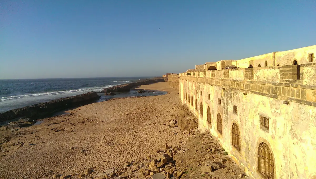 Bastion sur les remparts de Salé, face à l'Atlantique